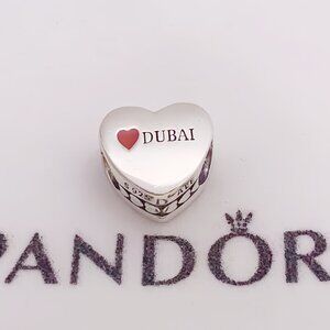 Pandora I Love DUBAI Heart Charm